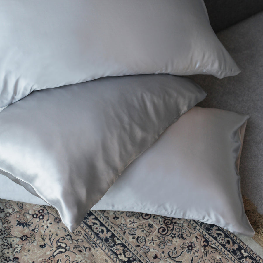 Silk Pillowcases-Dove Grey