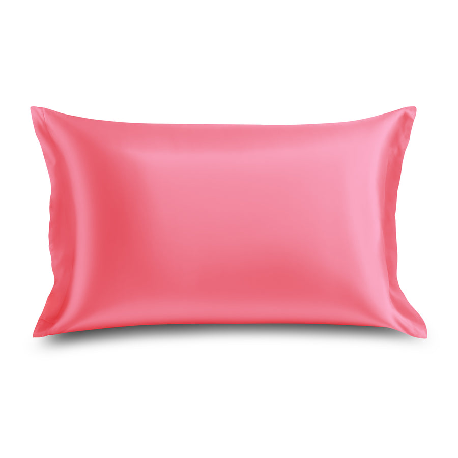 22 Momme Silk Pillowcase - Coral