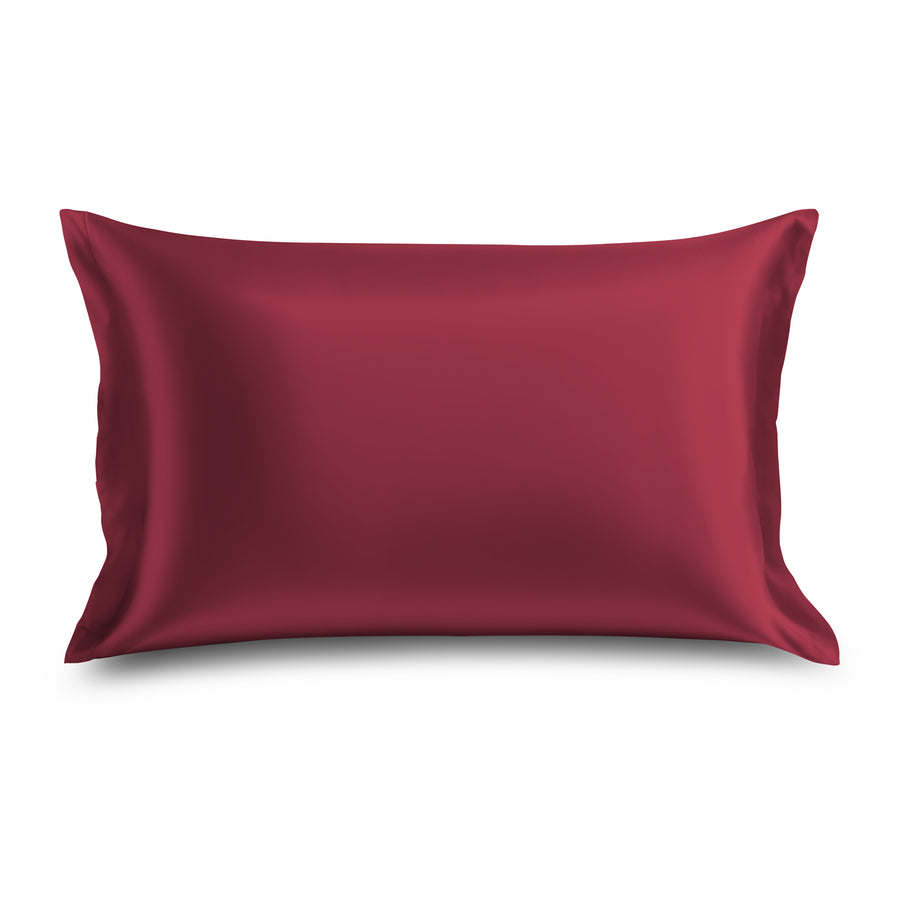 22 Momme Silk Pillowcase - Dark Red