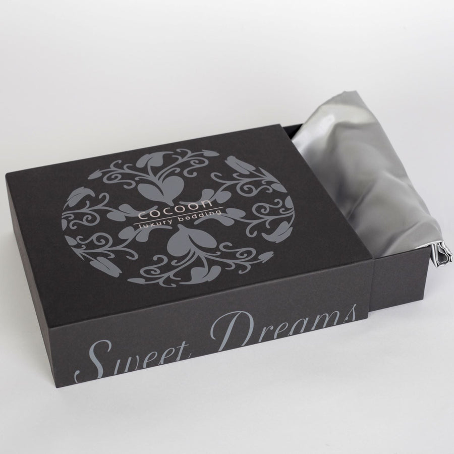 Silk Pillowcases-Dove Grey - Set of 2